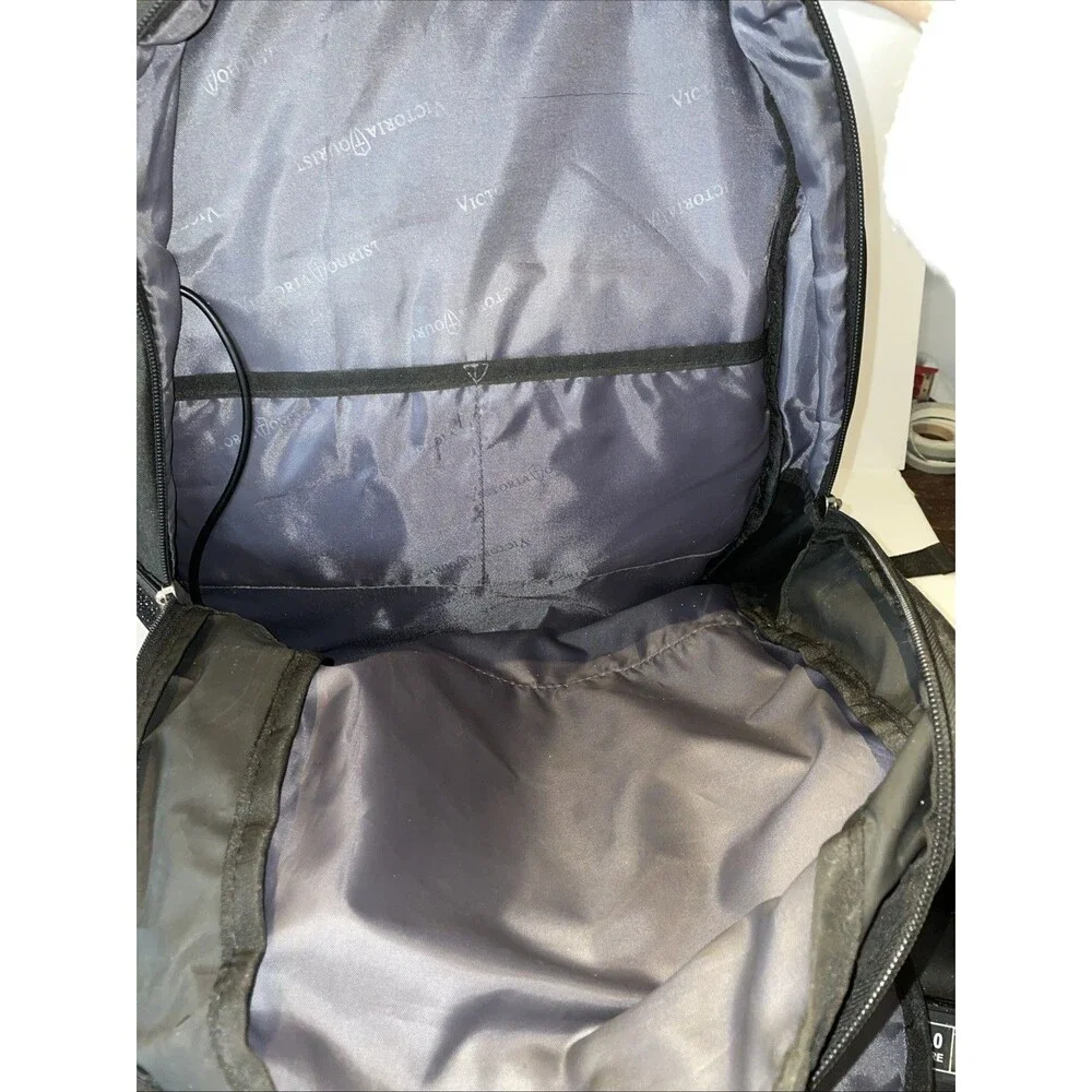 Victoria Tourist Anti-Theft Laptop Backpack - USB Port & Combination Lock EUC